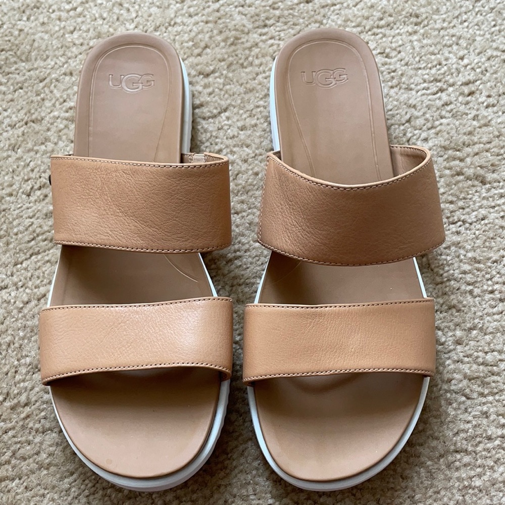 Brand new ugg slide on sandals! Size 9